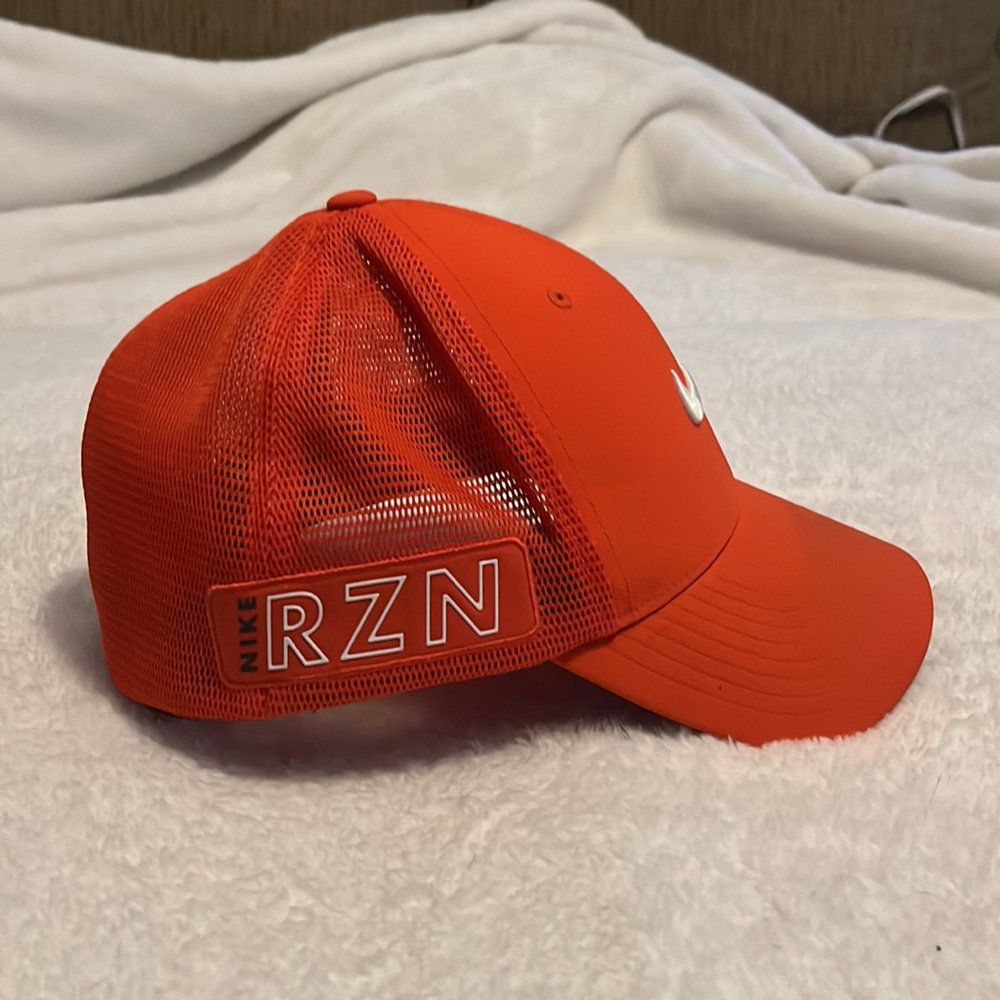 Nike Hats-Flexfit Size M/L Orange w/White - Picture 2 of 8